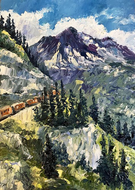 Rocky Mountain Painting Original Oil Painting Mountain Wall Art Colorado Landscape Artwork Ukraine Art Colorado Artwork, Ukraine Art, Colorado Art, Colorado Landscape, Mountain Painting, Mountain Wall, Landscape Artwork, Mountain Wall Art, Mountain Paintings