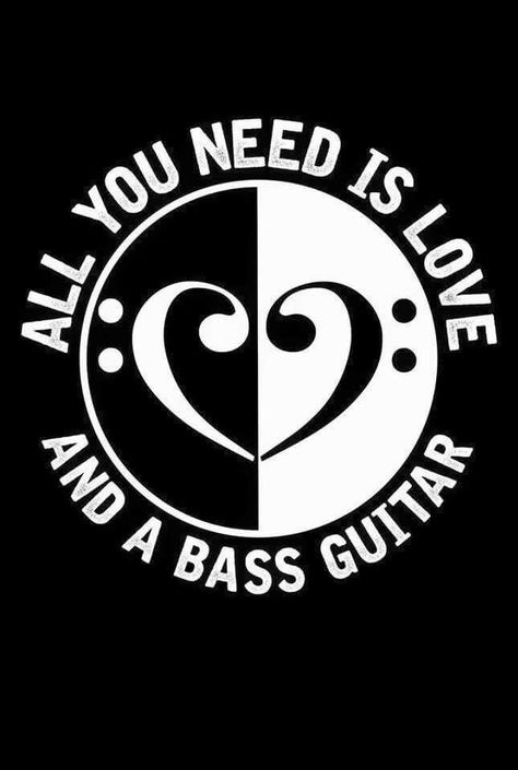 Bass Music Tattoo, Bassist Quotes, Bass Quotes, Bass Guitar Quotes, Bass Logo, I Love Bass, Randy Meisner, Musician Humor, Guitar Chords For Songs