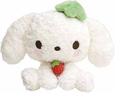 San-x Berry Puppy Plush... WANT WANT WANT!!! Puppy Plush, Kawaii Plushies, Cute Stuffed Animals, Cute Toys, Cute Plush, Sanrio Characters, Phone Themes, Bubble Tea, Cute Dolls