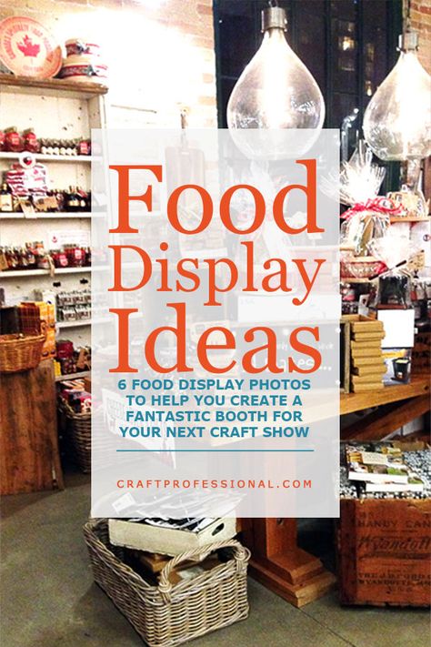 6 photos of food displays to help you create a fantastic booth for your next craft show - http://www.craftprofessional.com/food-display-ideas.html Food Fair Booth, Farmers Market Table Display Booth Ideas, Cookie Vendor Booth Ideas, Cookie Booth Ideas Display, Food Vendor Booth Ideas, Food Booth Ideas, Cookie Display Ideas, Display Ideas For Craft Shows, Ideas For Craft Shows