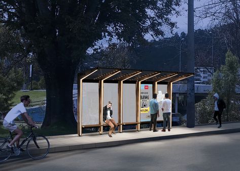 Propuesta parada de bus para la ciudad de Cuenca, Ecuador. Arquitectura.