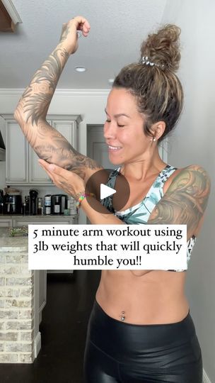 5 Min Arm Workout, 5 Minute Arm Workout, Standing Ab Exercises, Arm Exercises, Getting Back In Shape, 30 Day Workout Challenge, Fitness App, My Fitness, Triceps Workout