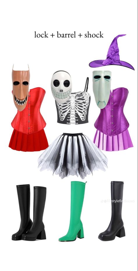 Basic Halloween Costumes, Nightmare Before Christmas Costume, Trio Halloween Costume, Trio Costumes, Halloween Costume Ideas For Couples, Cute Group Halloween Costumes, Costume Ideas For Couples, Classy Halloween Costumes, Matching Halloween Costumes