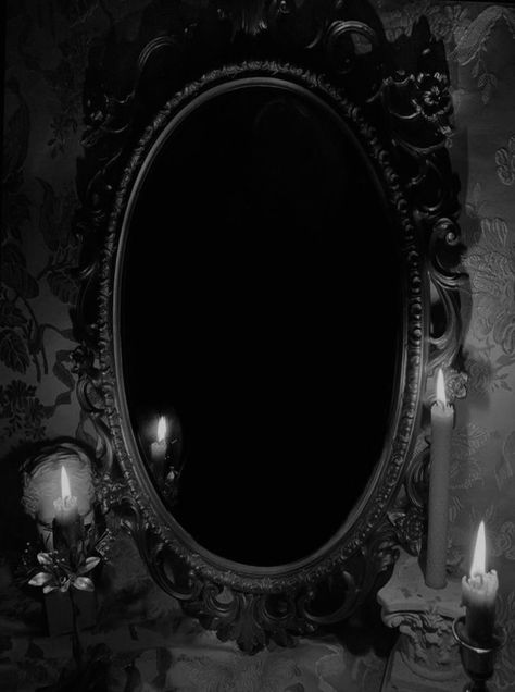 Paranormal Pictures, Gothic Mirror, Dark Mirror, Gothic Fantasy Art, Goth Decor, Victorian Goth, Gothic Aesthetic, Beautiful Dark Art, Witch Aesthetic