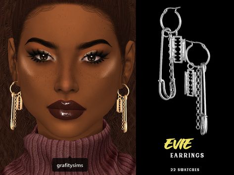 Cc Accessories, Cc Folder, Sims4 Cc, Luxury Earrings, Ts4 Cc, Cc Finds, Sims 4 Custom Content, Custom Content, Sims Cc