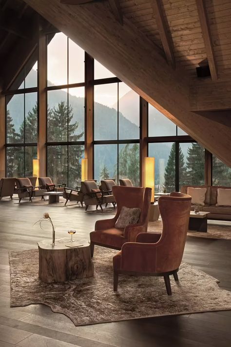 Lefay Resort & Spa Dolomiti by Demetzarch | HomeAdore HomeAdore Untouched Nature, Light Granite, Grand Dressing, Mountain Hotel, Resort Interior, Interior Design Concepts, Salou, Design Hotel, Hotel Interior