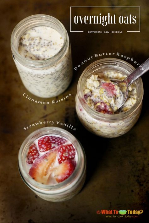 Refrigerated raw oatmeal (overnight oats) Healthy Nutritious Breakfast, Raw Food Recipes Breakfast, Oatmeal Overnight Oats, Instant Pot Asian, Oatmeal Overnight, Raw Breakfast, Delicious Oatmeal, Raw Oats, Chia Recipe