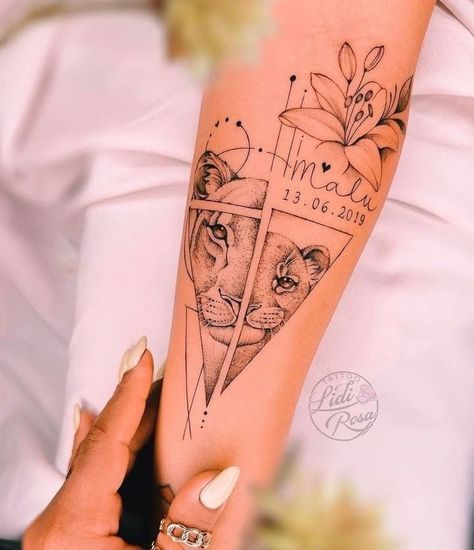 Motherhood Tattoos, Mama Tattoo, Lioness Tattoo, Small Girly Tattoos, Mom Tattoo Designs, Mommy Tattoos, Writing Tattoos, Mother Tattoos, Tattoo For Son