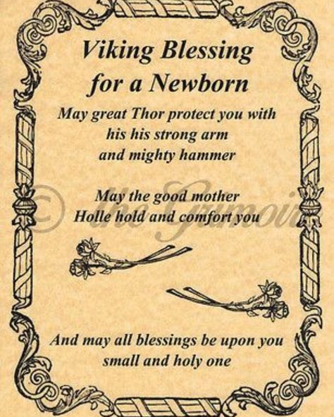 Viking Blessing, Viking Prayer, Real Witchcraft, Viking Facts, Odin Norse Mythology, Viking Baby, Arte Viking, Viking Quotes, Norse Myth