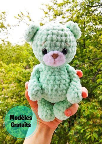 Amigurumi Modèle Ours au Crochet PDF Gratuit - Amigurumibox Crochet Bear Patterns, Crochet Patterns Free Beginner, Crochet Teddy Bear Pattern, Crochet Panda, Crochet Animals Free Patterns, Crochet Teddy, Fun Crochet Projects, Crochet Diy, Crochet Bear