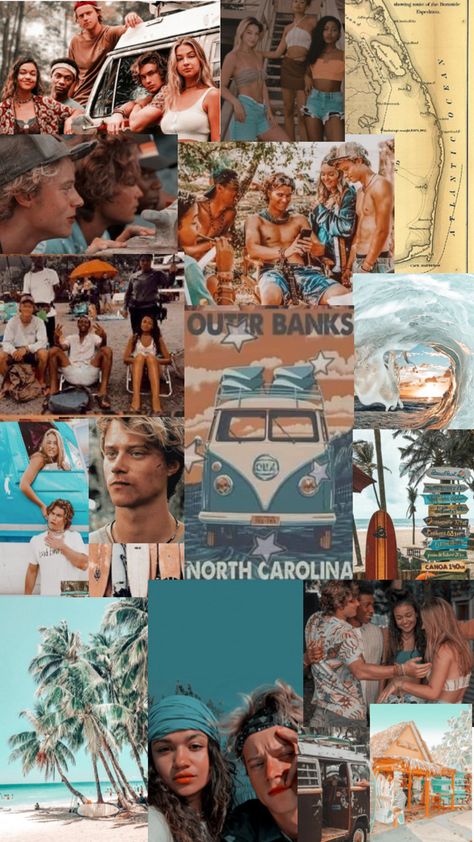 Outer Banks preppy wallpaper. Pouge Wallpaper, Outer Banks Wallpaper, Obx Beach, Outer Banks Style, Bullet Journal Ideas Templates, Outer Banks Beach, Best Tv Series Ever, The Pogues, Outer Banks Nc