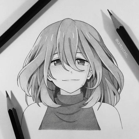 Find the perfect sketch for your project. Click! 😌🤩 Vermeil Drawing, Cool Anime Sketches, Anime Sketches Pencil, Anime Hair Drawing, Manga Girl Drawing, Half Face Drawing, Sketches For Beginners, Easy Sketches For Beginners, Easy Sketches