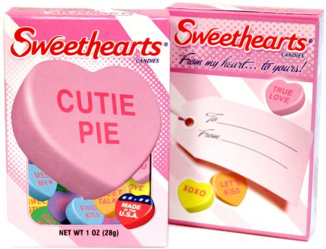 Now, for the first time in its 145 year history, the New England Confectionery Company is unveiling a new generation of Sweethearts® that includes all new expressions selected entirely by the American public, along with a re-formulation of the iconic candies made in the USA.   New Sayings & Colors For the first time in 145 years, Sweethearts® discarded all its previous phrases and asked the American public to tell us how they express their love. Sweethearts® are now featured in bright an... Lovecore Gif, Sweethearts Candy, Sweetheart Candy, Conversation Hearts Candy, Honore De Balzac, Conversation Hearts, Library Ideas, Converse With Heart, Heart Candy