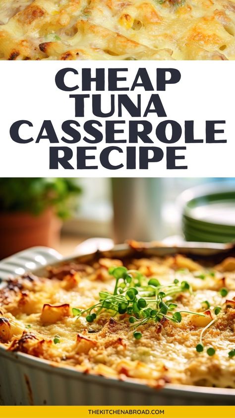 Discover the ultimate comfort food with our tuna casserole recipes easy to follow. Dive into the creamy delight of tuna casserole with cream of mushroom. Perfect for every occasion, this dish will become a new favorite! Easy Tuna Casserole Simple, Tuna Casserole No Canned Soup, Tuna Casserole With Cream Of Mushroom, Tuna Casserole Without Cream Of Mushroom, Tuna Mushroom Casserole, Tuna Rice Casserole, Kraft Dinner Tuna Casserole, Cream Of Mushroom Pasta, Tuna Casserole Easy