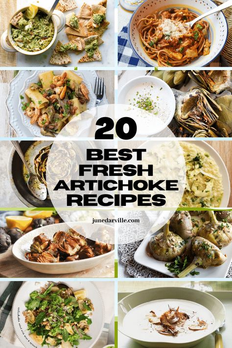 Fresh Artichoke Recipes Simple, Fresh Artichokes Recipes, Recipes For Artichokes, Globe Artichoke Recipe, Artichokes How To Cook, Italian Artichoke Recipes, Fresh Artichoke Recipes, Cook Artichoke, Fresh Artichoke