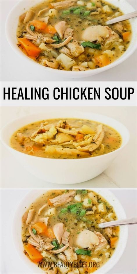 1 reviews · 50 minutes · Gluten free · Serves 4Homemade anti-inflammatory chicken soup! This healthy soup is all you need after a cold day. With vegetables, anti-inflammatory herbs and spices this anti-inflammatory recipe that is easy, warming and delicious. Inflammation Diet Recipes, Anti Inflammation Recipes, Inflammatory Foods, Chicken Soup Recipes, Healthy Soup Recipes, Healthy Soup, Chicken Soup, Soup And Salad, Diet Recipes