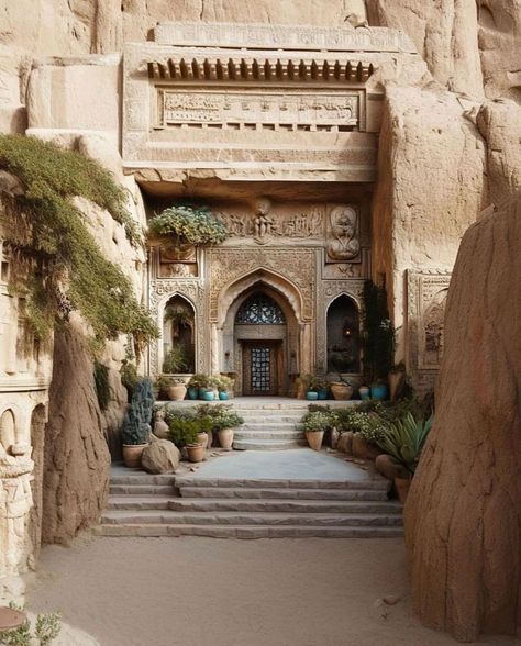 old persian front home entrance Luxury Bedroom Master Suite, Persian House, Persian Home, Egyptian Home Decor, Persian Decor, Paradise Places, Luxury Ceiling Design, Dubai Houses, India Architecture