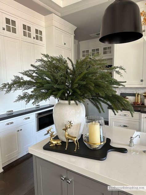 Wreaths, Trees and other holiday favorites (Sunny Side Up) Holiday Stem, Cedar Wreath, Christmas Decor Trends, Slim Tree, Christmas Party Themes, Holiday Arrangement, Christmas Tours, Large Candle Holders, Holiday Tablescapes