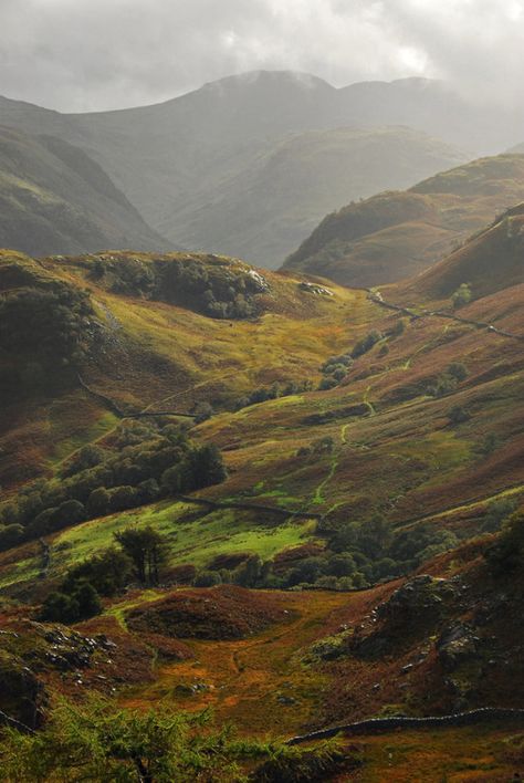 England Countryside, Lake District England, Irish Countryside, Higher Ground, Scottish Landscape, Traditional Landscape, Pretty Places, Lake District, Matilda