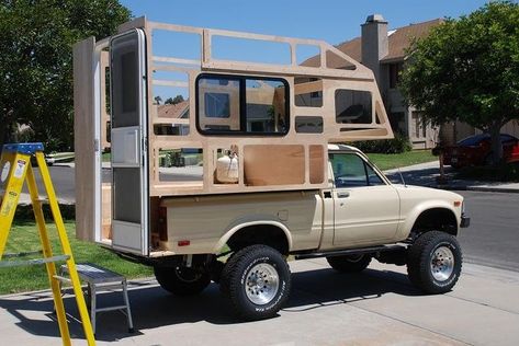 Vw T3 Doka, Truck Camper Shells, Truck House, Slide In Truck Campers, Truck Images, Truck Wallpaper, Homemade Camper, Camper Truck, Truck Bed Camping