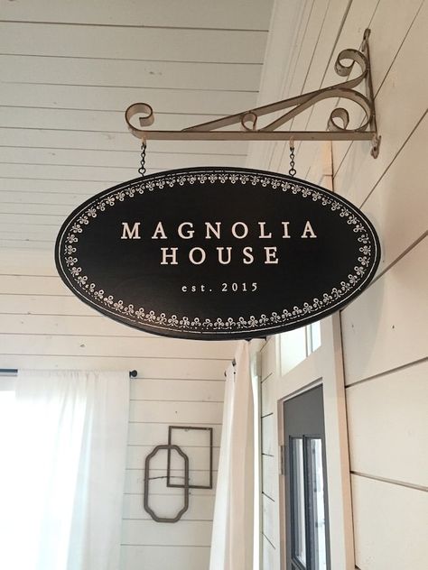 Buttermilk Banana Bread, Magnolia House, Chip And Jo, Hgtv Fixer Upper, Magnolia Farms, Cottage Signs, Magnolia Market, Chip And Joanna Gaines, Farm Signs