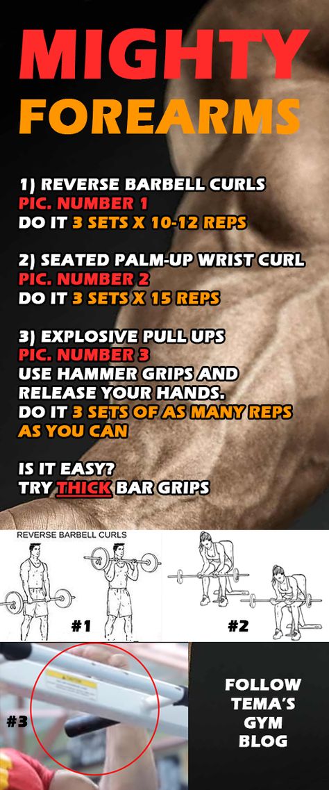 Here, Tema' Gym Blog gives you two well-known exercises and one rare exercise (some armwrestlers, like Denis Cyplenkov, do it). Follow our blog to receive more useful pins. #forearms #training #bodybuilding #workout #armwrestling #curls Arm Wrestling Workout, Armwrestling Training, Denis Cyplenkov, Wrestling Workout, Forearm Workout, Workout Plan For Men, Arm Wrestling, Men Abs, Bodybuilding Workout