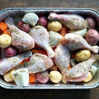 Herb-Roasted Chicken and Vegetables - The Seasoned Mom Best Freezer Meals, Freezer Dinners, Freezer Friendly Meals, Freezable Meals, Freezer Meal Planning, Make Ahead Freezer Meals, Crock Pot Freezer, Healthy Freezer Meals, Easy Freezer Meals