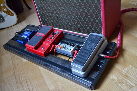 DIY GUITAR PEDAL BOARD - FLAT 3/6 Full Plank, Second Plank, Guitar Pedal Board, Diy Guitar Pedal, Diy Guitar, Guitar Diy, Velcro Tape, Pedal Board, Guitar Pedal