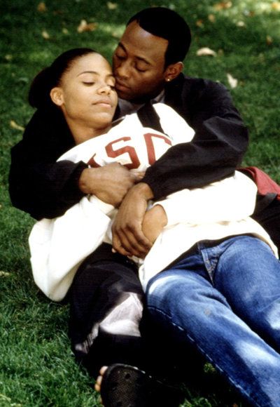 90s Couples, Omar Epps, Black Movies, Movie Kisses, 90s Love, Black Cinema, Love Jones, Sanaa Lathan, Love Is Beautiful