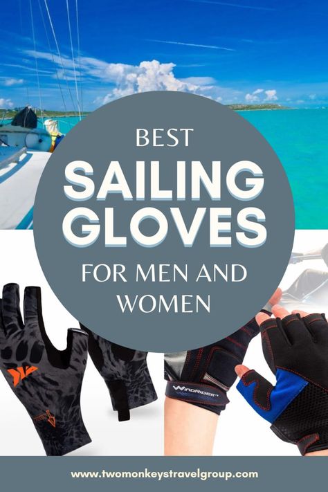 A pair of gloves is needed to protect your hands and fingers while sailing. Making direct contact with water regularly can also make the skin of your fingers and hands tangled. For this reason, gloves are an essential thing while doing water sports. Moreover, the weather in wild nature sometimes is very extreme. The gloves can protect you from all types of weather. Sailing Gloves, Sun Gloves, Jon Boats, Shrimp Boats, Women Sailing, Sailing Gear, Sail Life, Fishing Gloves, Buy A Boat