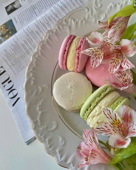 Macaron Aesthetic Pastel, Pink Ipad Layout, Patisserie Aesthetic, Macaron Aesthetic, Cookies Pictures, Minimal Mug, Macarons Laduree, Mac Photos, Pastel Pictures