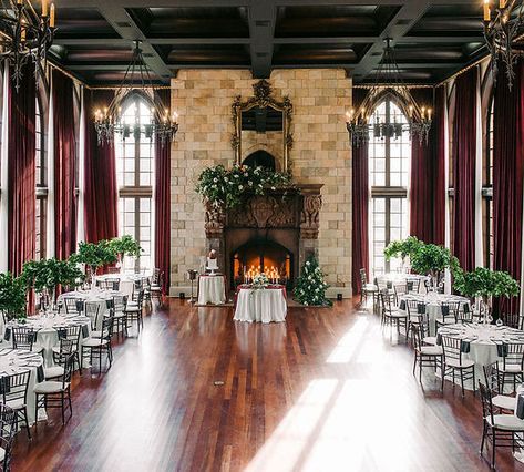 Estate Gallery - Dover Hall Dover Hall, Equestrian Barns, Sandstone Fireplace, Opulent Wedding, Ballroom Reception, Gorgeous Fireplaces, Revival Architecture, Tiered Garden, Bistro Lights