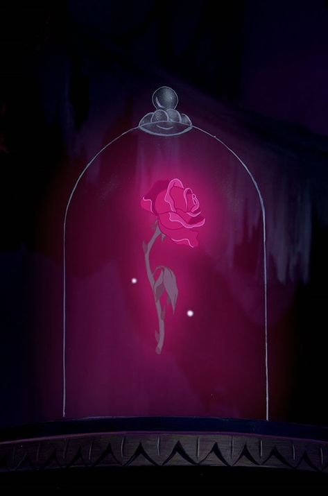 The Rose Beauty And The Beast, Beauty And The Beast Scenes, Red Disney Aesthetic, Beauty And The Beast Wallpaper Aesthetic, Belle Wallpaper Aesthetic, Pink Disney Aesthetic, Sleeping Beauty Wallpaper, Disney Widgets, Beauty And The Beast Flower