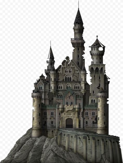 Creepy Castle, Horror Castle, Mountain Png, Gothic Style Architecture, Craigdarroch Castle, Reims Cathedral, Hohenzollern Castle, Bodiam Castle, Castle Illustration