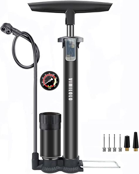 Bicycle Pumps, Ball Pump, Portable Air Pump, Bicycle Pump, Bike Pump, Football Training, Bike Tire, Pressure Gauge, Air Pump