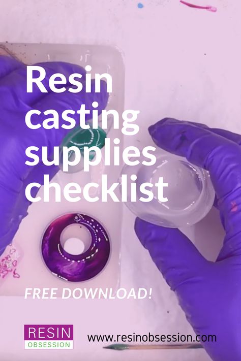 Supplies needed for resin casting - Beginner supply checklist - Resin Obsession Resin Techniques, Resin Crafting, Let's Make Art, Epoxy Resin Diy, Casting Kit, Diy Resin Projects, Soy Candle Making, Resin Jewelry Diy, Silicone Resin Molds