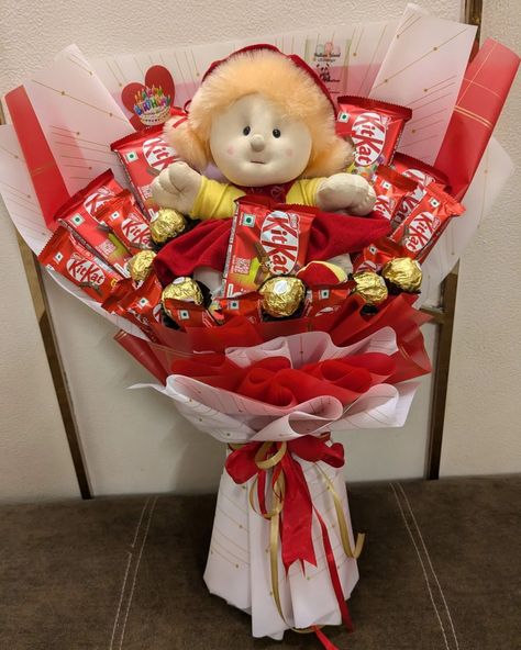 Chocolates n teddy bouquet 💕 Teddy Bouquet, Chocolates, Quick Saves