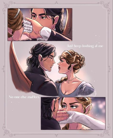 Gwen And Azriel Acotar Fanart, Acotar Couples, Fantasy Booktok, Nesta Cassian, Sjm Universe, Roses Book, Feyre And Rhysand, A Court Of Wings And Ruin, Sarah J Maas Books