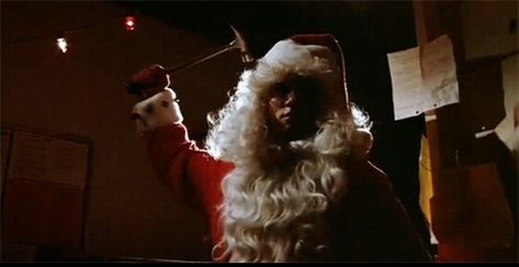 1984 Silent Night, Deadly Night Silent Night Deadly Night, Christmas Horror Movies, Movie Christmas, Christmas Horror, Tales From The Crypt, Brian Wilson, Creepy Christmas, Movie Blog, Movie Info