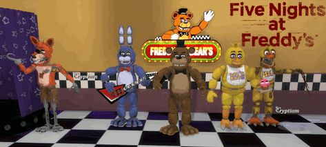 The Sims 4 Custom content - Five Nights at Freddy's/FNAF cc - FNAF 1 animatronics deco for TS4. Base game compatible. Freddy Fazbear, Bonnie the Bunny, Chica the Chicken, Foxy the Pirate. FNAF Movie Sims 4 CC. Freddy Fazbear's Pizza Place lot build. Movie Sims 4 Cc, Sims 4 Cc Five Nights At Freddys, The Sims 4 Cc Fnaf, Sims 4 Cc Movies, Sims 4 Fnaf Five Nights At Freddy's Cc, Fnaf Sims 4, Fnaf Sims 4 Cc, Fnaf 1 Animatronics, Cc Fnaf