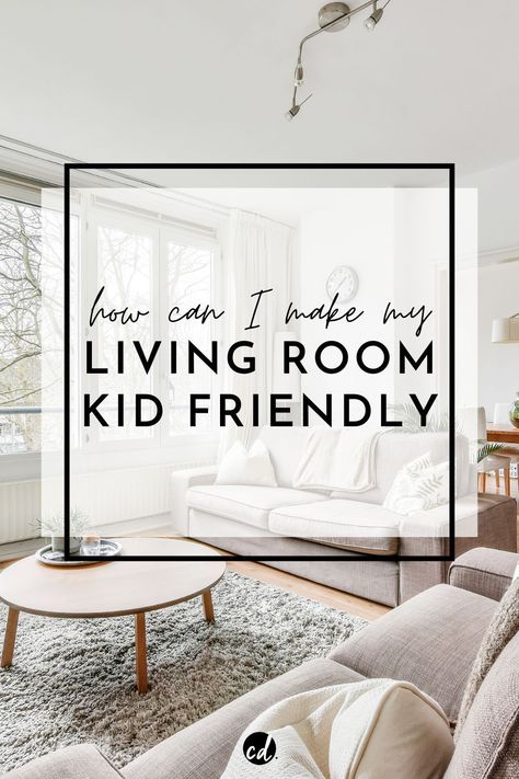 Don't want to exclude the kids but don't want to sacrifice on style for your living room?   Here is the full guide you need to get that balance just right with some design inspiration bonuses! Family Room Design Kid Friendly, Minimalist Living Room With Kids, Toddler Friendly Living Room, Child Friendly Living Room, Living Room With Kids, Bedroom And Office Combo Ideas, Kid Friendly Living Room, Low Bookshelves, Interior Vignette