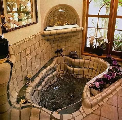 Cool Bathtubs, Casa Country, Home Vibes, Dream House Rooms, Cool House, Patio Decorating Ideas, Dream Room Inspiration, Dream House Interior, Patio Decorating