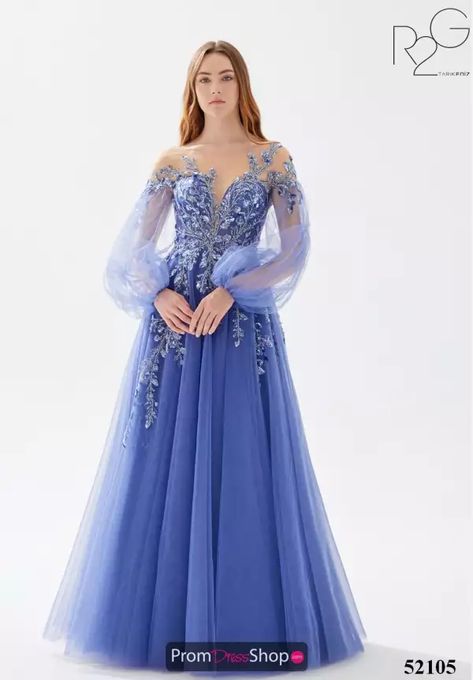 Tarik Ediz Dresses, Plastic Dress, Tarik Ediz, Fantasy Dresses, Tulle Gown, Beaded Applique, Bishop Sleeve, Bateau Neckline, Dress Purchase