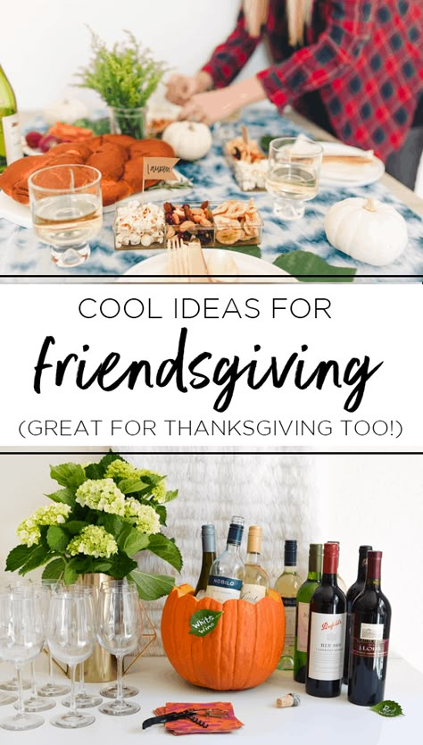 Friendsgiving Food Ideas, Friendsgiving Party Ideas, Hosting Friendsgiving, Thanksgiving Hosting, Friendsgiving Dinner Party, Thanksgiving Party Ideas, Friendsgiving Ideas, Friendsgiving Decorations, Friendsgiving Food