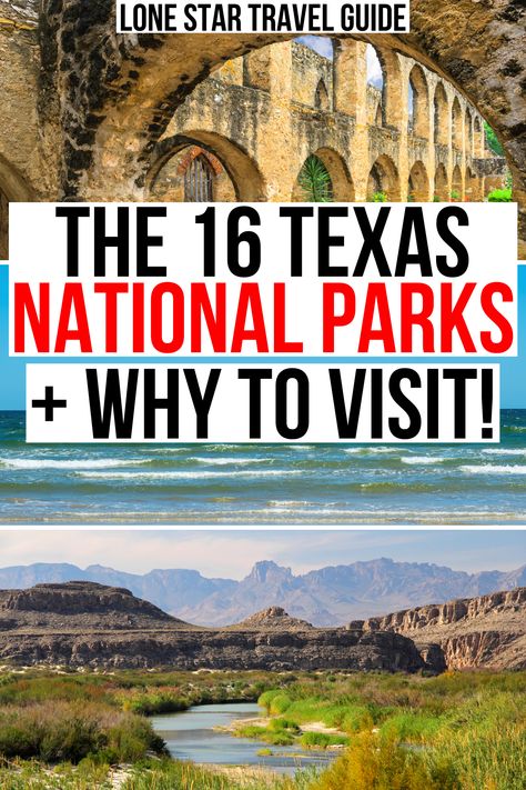 Texas is home to some incredible national parks! Here's where to find them--and why to visit. best national parks in texas | texas national parks guide | best things to do in texas | best places to visit in texas | texas national parks road trip ideas | national parks road trip texas | national parks near texas | texas hiking trails national parks Road Trip From Texas, Texas Hiking Trails, Texas Hiking, Hiking In Texas, National Parks Road Trip, Texas Vacation, Explore Texas, Texas State Parks, Texas Adventure