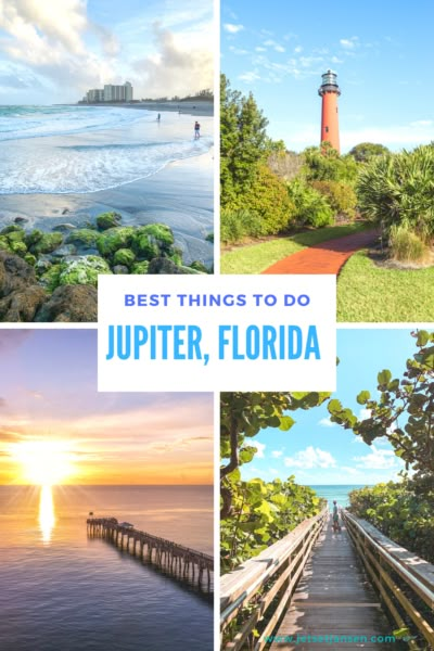 Top Things to Do in Jupiter, Florida • Jetset Jansen Jupiter Beach Florida, Florida Cities, Jupiter Beach, Florida Travel Destinations, Juno Beach, Things To Do In Florida, Jupiter Florida, West Palm Beach Florida, Cool Things To Do