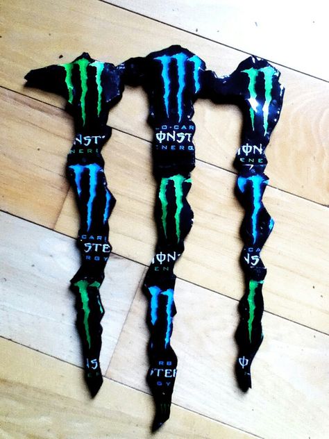 Monster Can Camera Tutorial, Monster Can Decorations, Monster Energy Can Ideas, Monster Cans Room Decor, Things To Make With Monster Cans, Monster Cans Crafts, Things To Do With Monster Cans, Monster Energy Diy, Monster Can Art