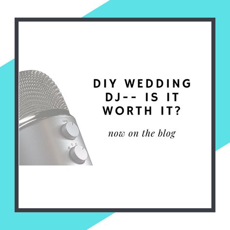 DIY Wedding DJ-- Is it worth it? — QC Wed Me Diy Wedding Dj, Aux Cord, Create A Timeline, Professional Dj, Is It Worth It, Wedding Dj, Cocktail Hour, Wedding Vendors, Happily Ever After