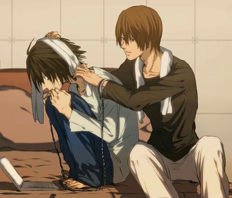 Pin on yaoi Nate River, L Wallpaper, L Lawliet, Light Yagami, Writing Career, L And Light, Anime Ships, Art Anime, Tokyo Ghoul