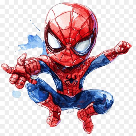 Cute Spiderman Watercolor Clipart Spiderman Watercolor, Spiderman Clipart, Cute Spiderman, Lion Clipart, Monster Clipart, Snowman Clipart, Star Clipart, Cow Clipart, Rose Clipart